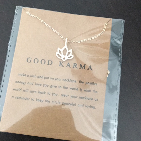 ✨Lotus Pendant "Good Karma" Necklace - Picture 3 of 3
